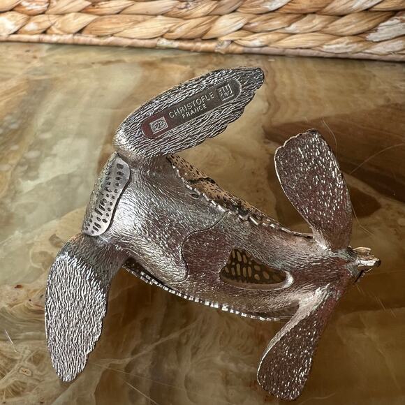 Christofle France Silverplated Seal with Intricate Detail - Picture 6 of 7